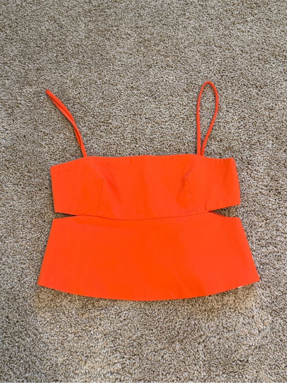 ZARA Orange Tank Top